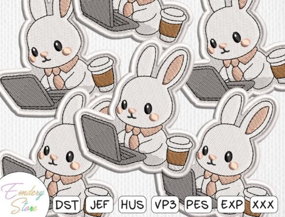 Bunny with Headphones Embroidery Patch Review