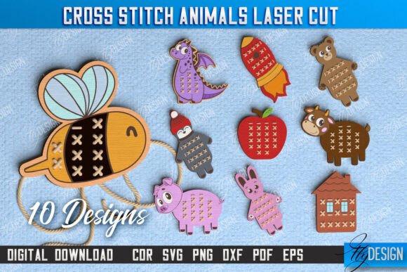 Cross Stitch Animals Bundle Montessori Review