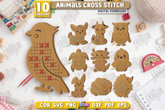 Cross Stitch Animals Laser Cut Bundle Review
