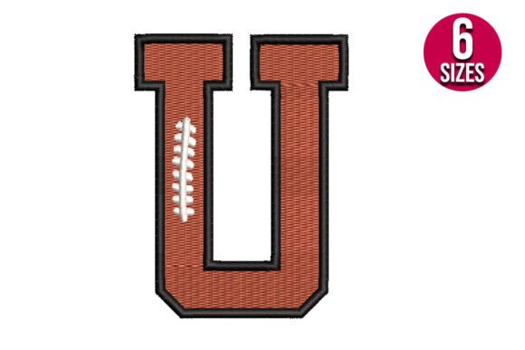 Football Font Alphabet Letter U: Seasonal Design Review