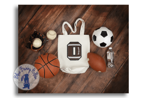 Football Number 0: Sporty Appliqué for Gifts