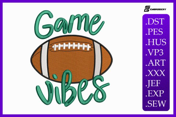 Game Football Sports Quote: Embroidery Review