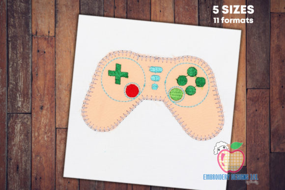 Game Remote Control Applique Pattern Review