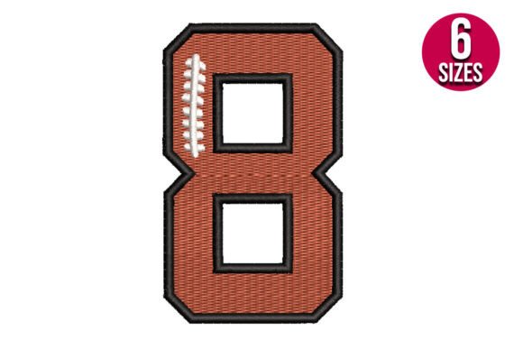 Review: Football Font Alphabet Number Eight 8