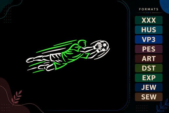 Soccer Goalkeeper Football: Dynamic Embroidery Review