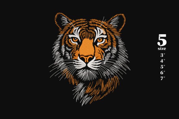 Tiger Face: A Holiday Embroidery Design Review